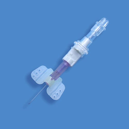 Aguja de punción - C0121 - Beijing PuYi Medical Technology Co., Ltd - de seguridad / con aleta / 18 G