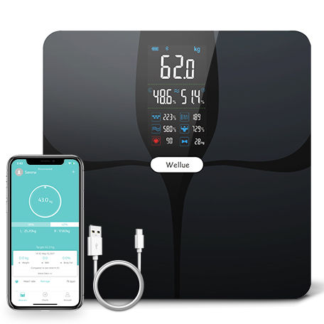 Analizador de la composición corporal por bioimpedancia - F6 - Shenzhen Viatom Technology Co., Ltd. - para la medición de la masa adiposa / multifuncional / con pantalla táctil