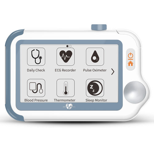 Monitor de constantes vitales portátil - checkme pro - Shenzhen Viatom Technology Co., Ltd. - ECG / TEMP / de frecuencia cardíaca