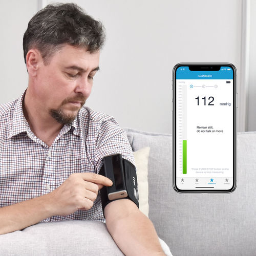 Tensiómetro electrónico automática - BP2 Connect - Shenzhen Viatom Technology Co., Ltd. - con manguito para adulto