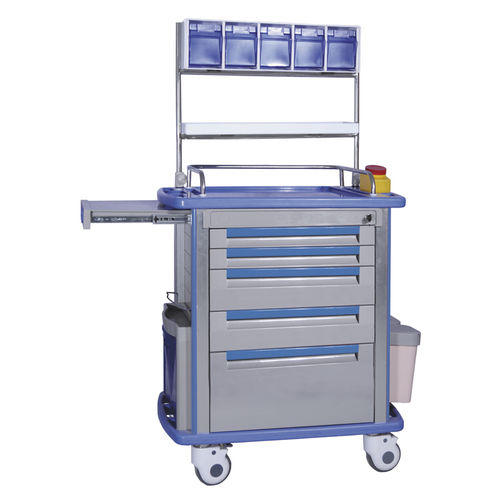 Carro de medicamentos - BIE005A/BIE005B - BiHealthcare - de almacenamiento / para cuidados / de aluminio