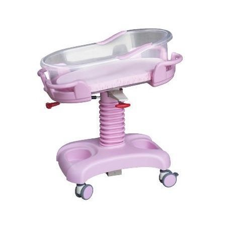 Cuna hospitalaria de altura variable - BIHB00 series - BiHealthcare - Trendelenburg / con ruedas / de acero inoxidable