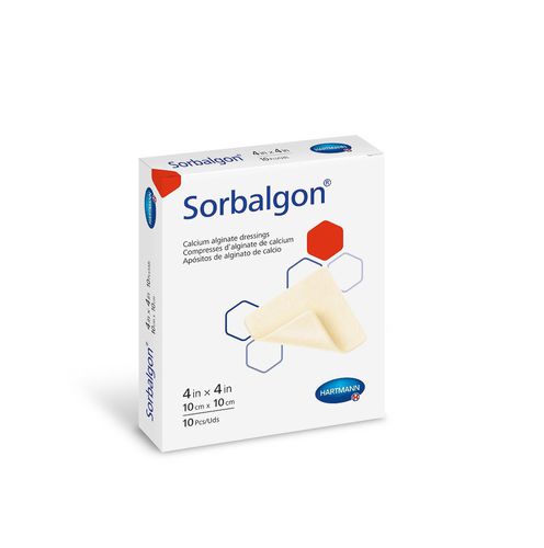 Apósito cutáneo de alginato - Sorbalgon® - Hartmann - estéril / absorbente