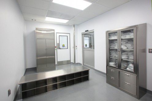 Estructura de muros para la industria farmacéutica - AES Pharma   - AES Clean Technology - para sala blanca