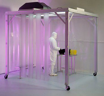 Sala blanca modular - 3000-AL Series  - AES Clean Technology - integrado