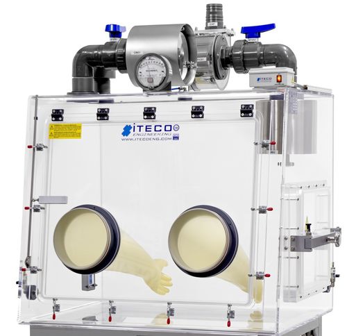 Caja de guantes de laboratorio - EL102F - ITECO Engineering Italy - para investigación y desarrollo / de contención / de mesa
