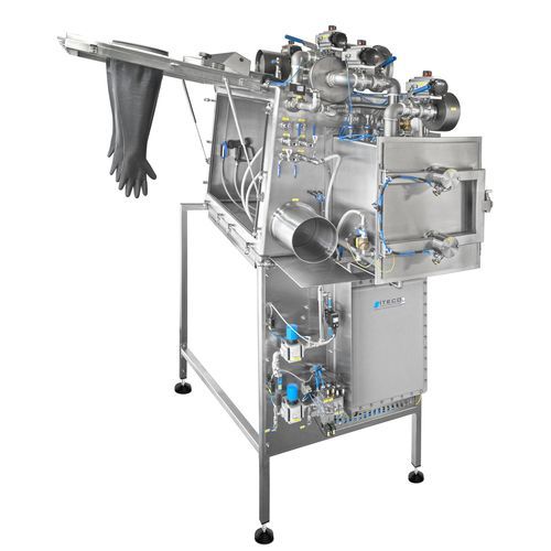 Caja de guantes de contención - ITECO Engineering Italy - citostática / para la manipulación de polvos / de producción