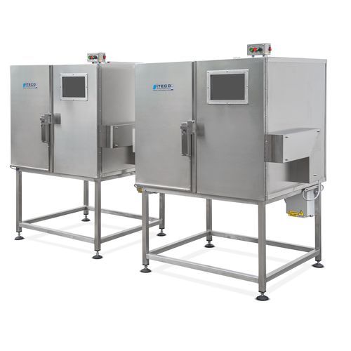 Armario blindado - ITECO Engineering Italy - para instrumental / de acero inoxidable / con 2 puertas