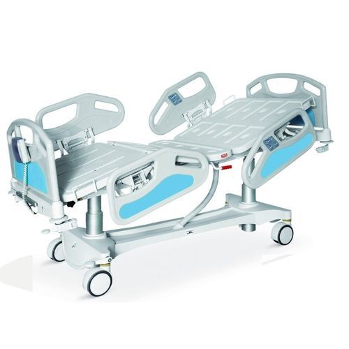 Cama de hospital - G. SAMARAS SA - Medical Gas Solutions - para acompañante / eléctrica / con ruedas