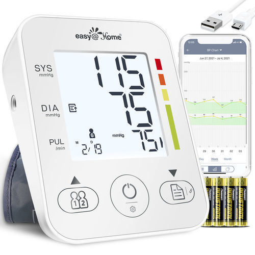 Tensiómetro electrónico automática - EBP-08B - Easy Healthcare - Bluetooth / inteligente / con sistema iOS