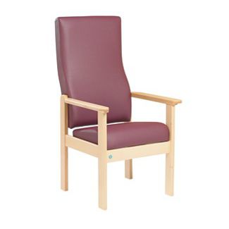 Silla con respaldo alto - Perry 730 - Teal - con reposabrazos / de altura variable