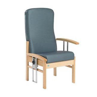 Silla con respaldo alto - APOLLO 2 - Teal - con reposabrazos / de altura variable