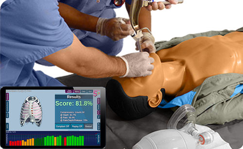 Maniquí de prácticas para cuidados de urgencias - ALS Pro - SmartMan - para intubación / de respiración artificial / para RCP