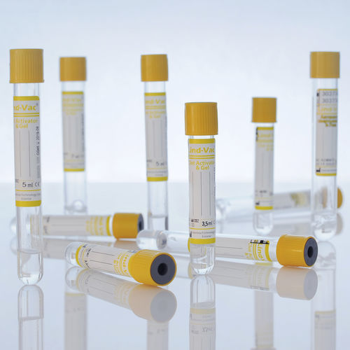Tubo de extracción para el análisis del suero - LIND-VAC® AG series - OÜ InterVacTechnology - de microbiología / de toxicología / de fondo redondo