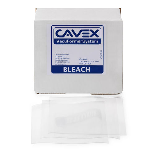 Material dental de EVA - VacuFormer Sheets - Cavex Holland BV - para moldes para impresiones dentales