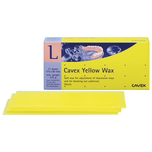 Material dental cera - Cavex Yellow  - Cavex Holland BV - para laboratorio dental