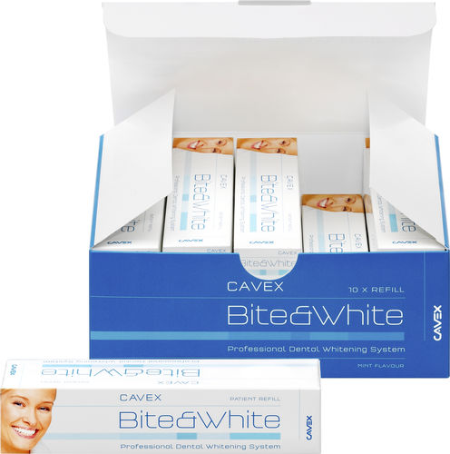 Material de blanqueamiento dental - Bite&White Refills - Cavex Holland BV - de gel