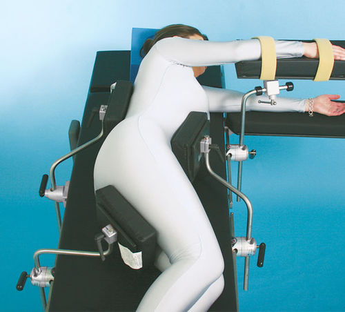 Soporte corporal lateral para mesa de operaciones - 800-0043 - SchureMed - de posicionamiento / de acero inoxidable / de espuma