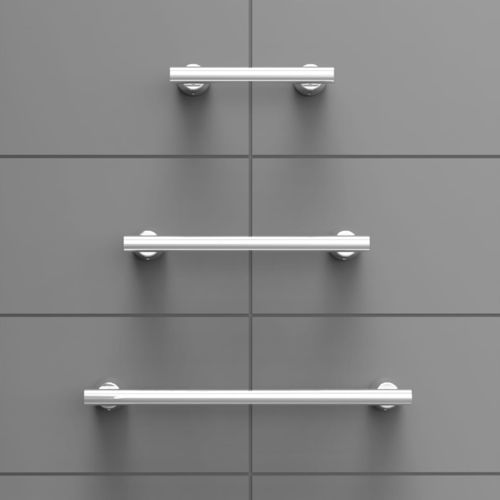 Barra de apoyo para cuarto de baño - Invisia Linear - HealthCraft Products - de pared / de acero inoxidable / horizontal