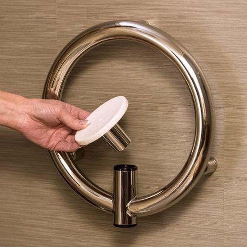 Barra de apoyo para cuarto de baño - INV-SD - HealthCraft Products - de pared / amovible / de acero inoxidable