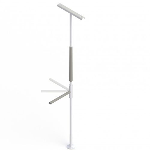 Barra de apoyo para cuarto de baño - SuperPole with SuperBar™ - HealthCraft Products - para bañera / vertical / horizontal