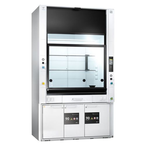 Campana de extracción de aspiración química - EXPLORIS®  - Köttermann - de laboratorio / de mesa