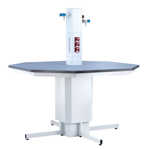Columna de suministro de suelo - Köttermann - de laboratorio