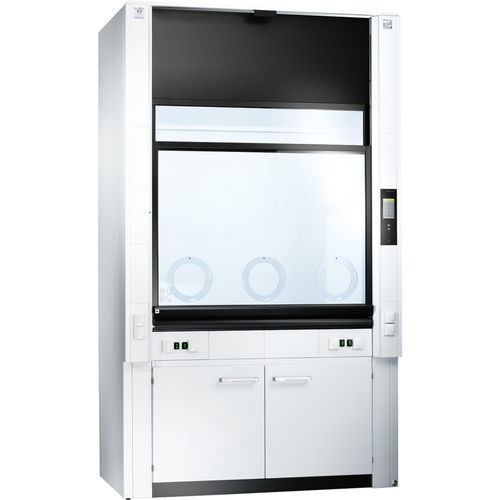 Campana de extracción de radioquímica - Köttermann - de laboratorio / de pie / de acero inoxidable