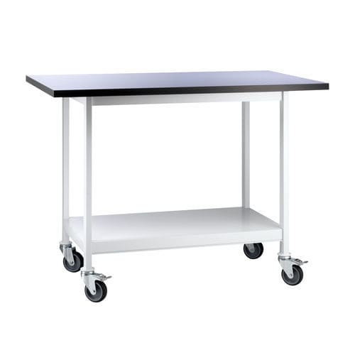 Mesa de trabajo - Köttermann - de laboratorio / rectangular / móvil