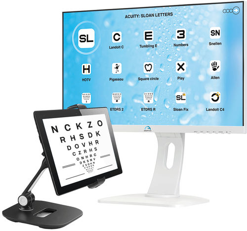 Software de prueba - Adaptica - de oftalmoscopia