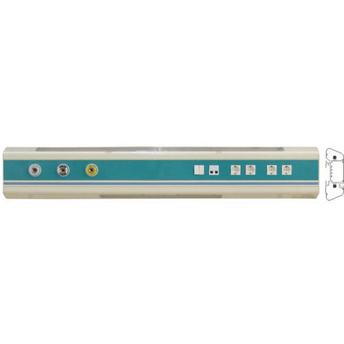 Unidad médica de cabecera de pared - HY 2017-D - Schönn Medizintechnik - horizontal / para unidad de cuidados intensivos / para habitación de pacientes