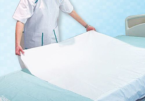 Sábana protectora de incontinencia - AT001 - CLINIBED - lavable / reutilizable / transpirable