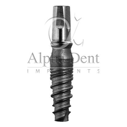 Implante dental cónico - Integral - Alpha Dent Implants - de titanio / externo / de una pieza