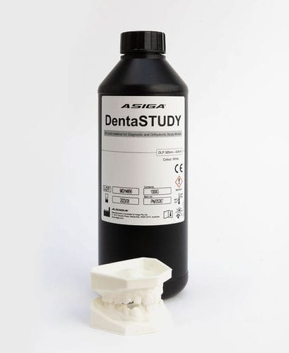 Material dental de resina - DentaSTUDY - ASIGA - de modelización / para impresión en 3D / ortodóntico