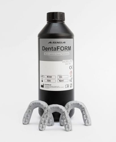 Material dental de resina - DentaFORM - ASIGA - para férulas terapéuticas / para protectores bucales deportivos / líquido