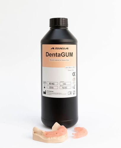 Material dental de resina - DentaGUM - ASIGA - para impresión en 3D / gingival / líquido