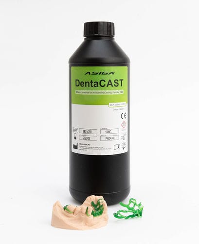 Material dental de resina - DentaCAST - ASIGA - de fundición / para impresión en 3D / para corona