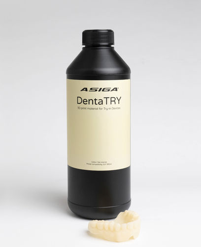 Material dental de resina - DentaTRY - ASIGA - para moldes para impresiones dentales / de modelización / para impresión en 3D
