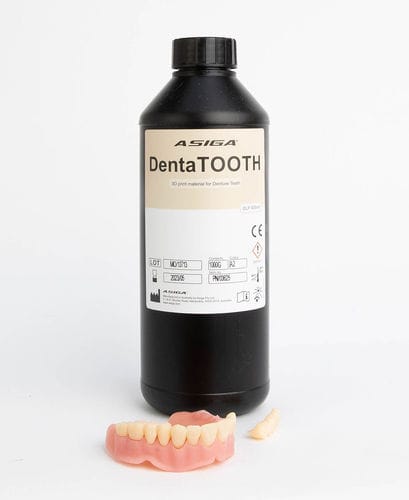 Material dental de resina - DentaTOOTH - ASIGA - para impresión en 3D / líquido / biocompatible