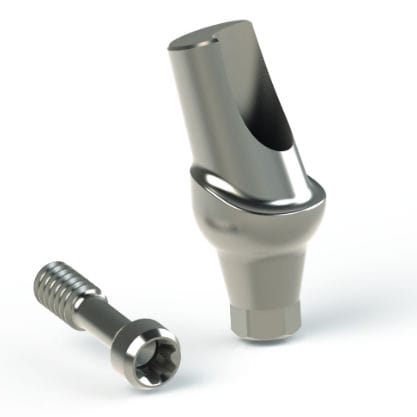 Pilar para implante de titanio - DENTEO - BIOTECH DENTAL - hexágono interno / en ángulo