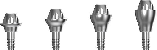 Pilar para implante de titanio - WEEGO.FR - BIOTECH DENTAL - interno / en ángulo / de tornillo