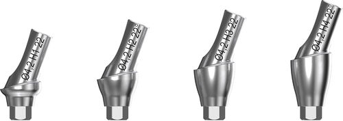 Pilar para implante de titanio - WEEGO.FR - BIOTECH DENTAL - interno / en ángulo