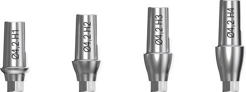 Pilar para implante de titanio - WEEGO - BIOTECH DENTAL - interno / recto