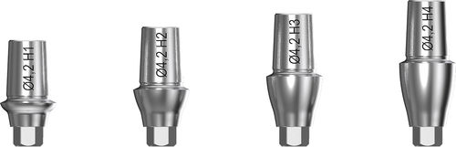 Pilar para implante de titanio - WEEGO.FR - BIOTECH DENTAL - interno / recto