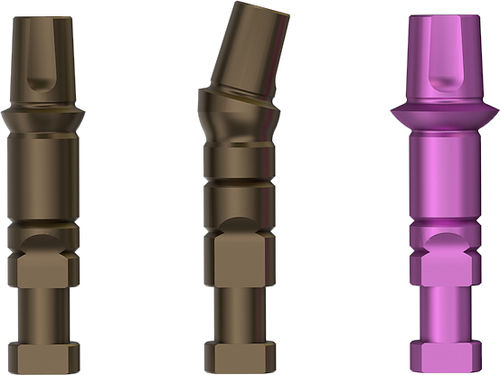 Análogo de implante dental de acero inoxidable - Kontact, Kontact S®, WEEGO.FR - BIOTECH DENTAL - recto