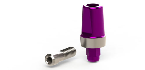 Pilar para implante de titanio - DENTEO - BIOTECH DENTAL - externo / recto