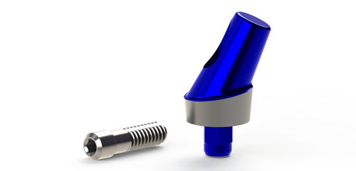 Pilar para implante de titanio - DENTEO - BIOTECH DENTAL - externo / en ángulo