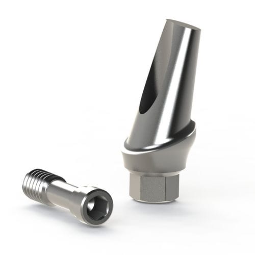 Pilar para implante de titanio - DENTEO - BIOTECH DENTAL - en ángulo