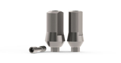 Pilar para implante de titanio - DENTEO - BIOTECH DENTAL - externo / recto