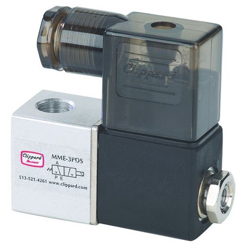 Válvula para el sector médico - MME-3PDS-D012 - Clippard - con solenoides